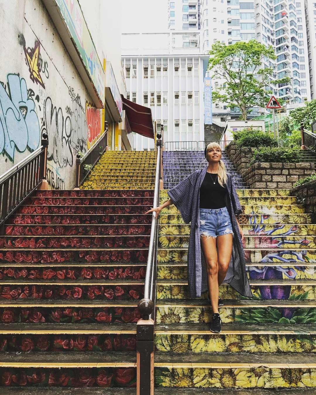 Customer wearing Sumo Vintage